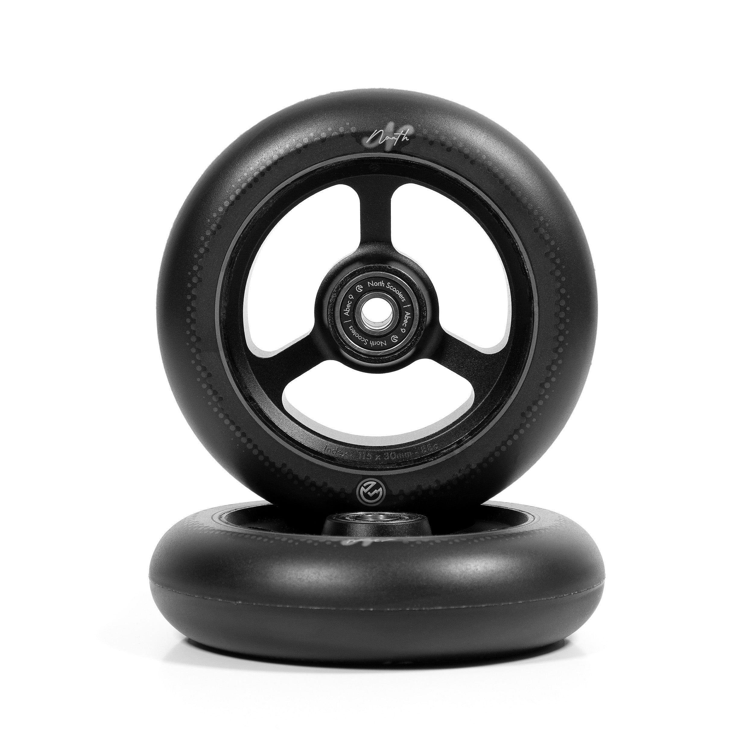 North Index Scooter Wheels 115mm x 30mm – Pair