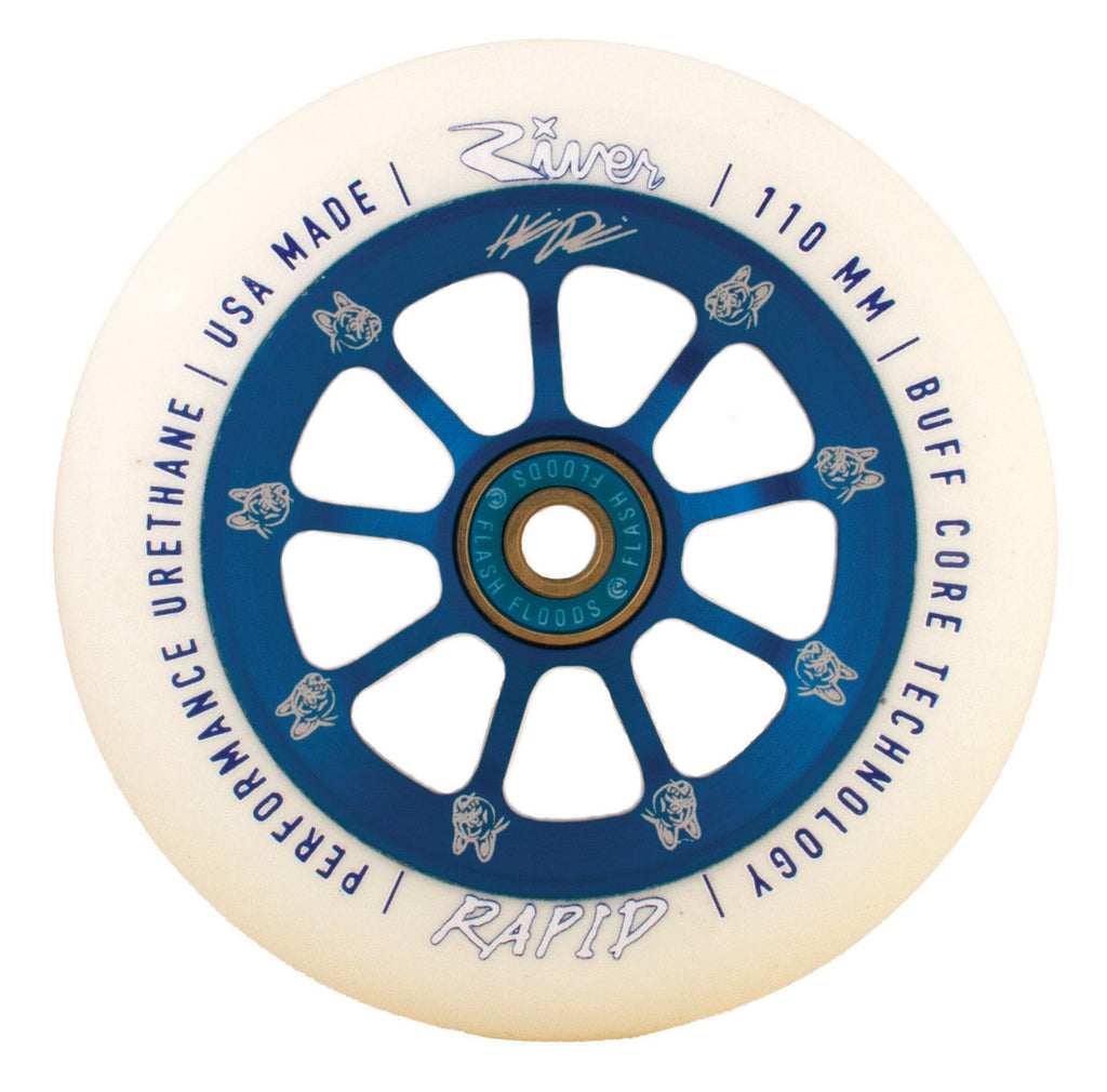River Wheel Co – “Pablo” Rapids 110mm x 24mm Scooter Wheels (Helmeri Pirinen Signature)