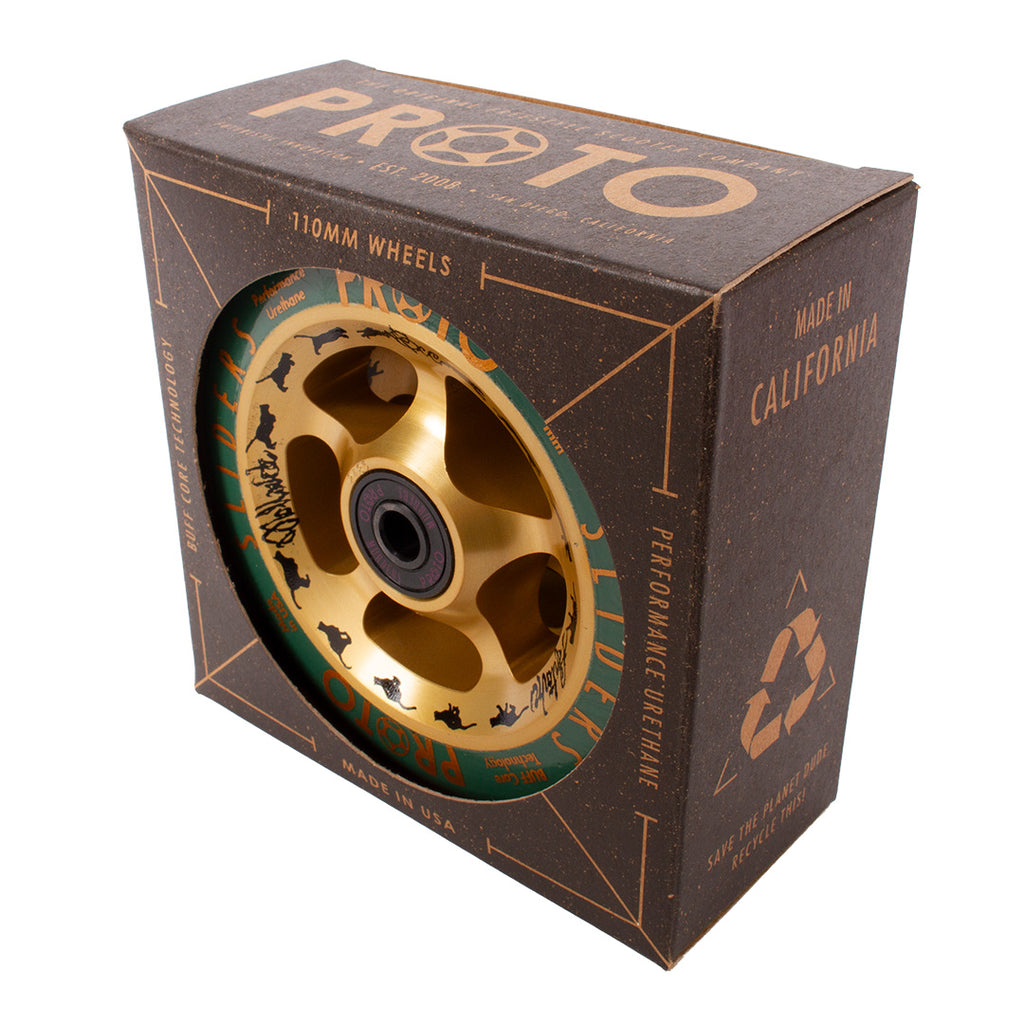 Proto – “Black Cat” Sliders 110 x 24mm Scooter Wheels (Antonin Mollard Signature)