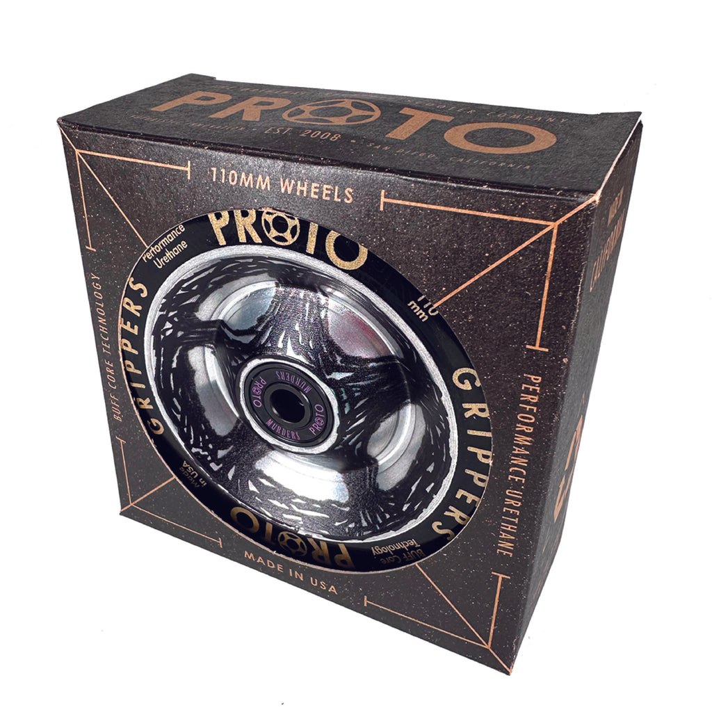 PROTO – “CATALYST” Full Core Grippers 110 x 24mm (Black On Raw)